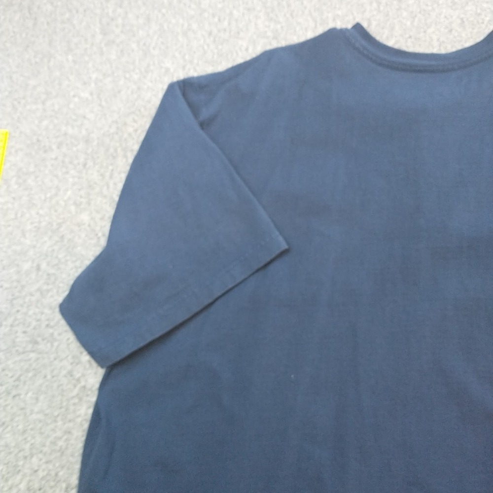 Carhartt Mens 4XL Navy Blue Short Sleeve Henley Pocket T-Shirt Original Fit - Picture 13 of 16